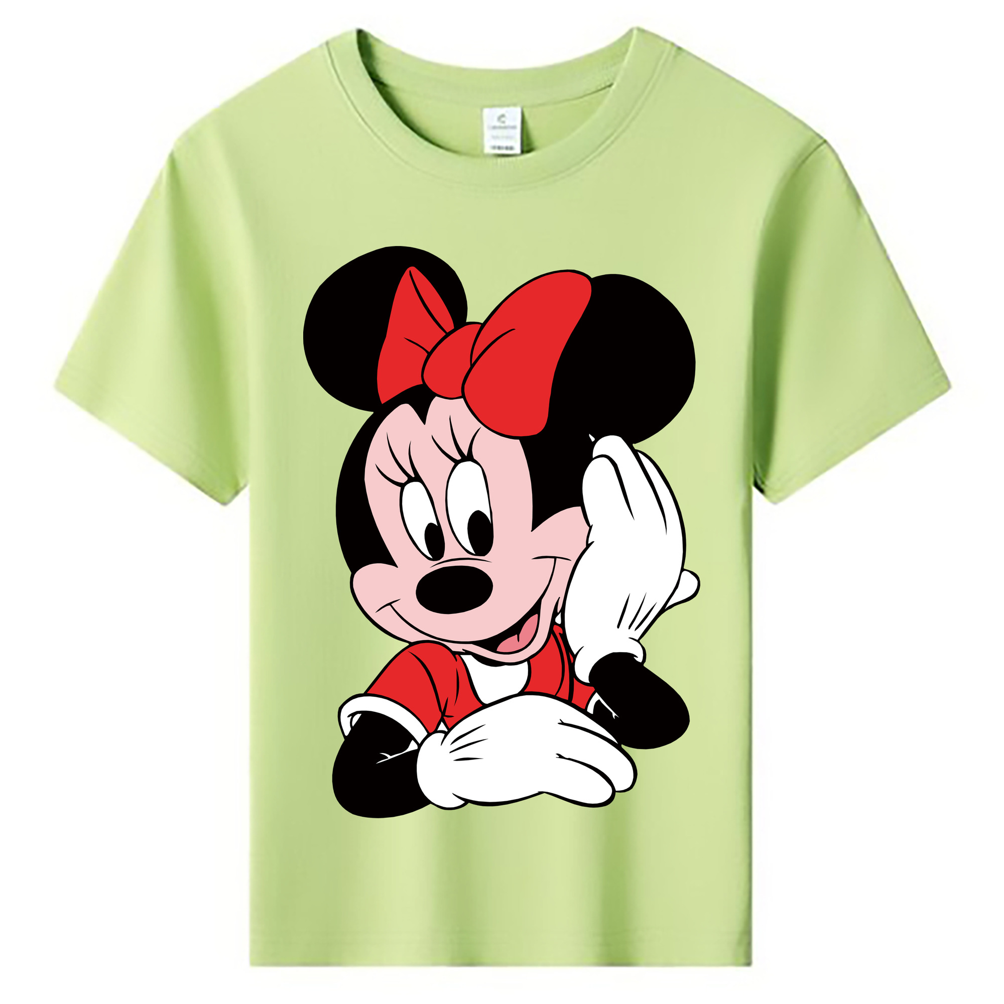 ミッキーマウス Mickey Mouse 綿100％キッズTシャツ（フロントプリント）